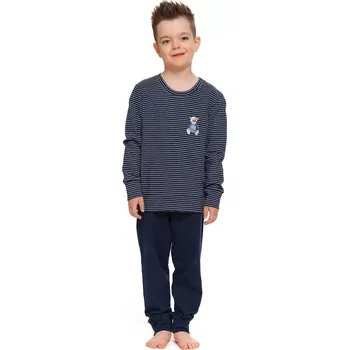 Chlapecké pyžamo Chlapecké pyžamo 5256 - Doctornap tmavě modrá 128