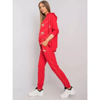 Dámská halenka Souprava RV KMPL 6871.37 červená S/M