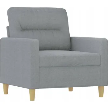 Křeslo Relaxační křeslo světle šedé 78x77x80cm