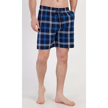 Pánské pyžamo Pánské pyžamové šortky Patrik modrá 1XL