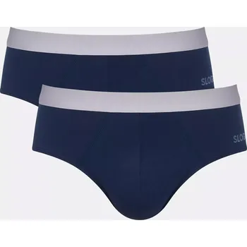 Slipy Pánské slipy GO ABC 2.0 Brief 2P - BLUE - modré 00RA - SLOGGI BLUE S