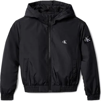 Dětská bunda Calvin Klein Jeans IB0IB02568.9BYA černá 99X, vel. 152