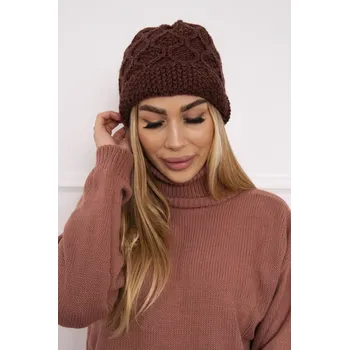 Čepice Roma Bis fleecová čepice K235 hnědá UNI