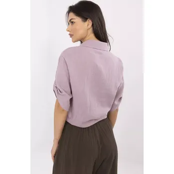 Dámská košile DHJ košile KS 8595 1.66 světle fialová jedna velikost