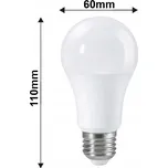 BERGE LED žárovka E27 - 11W - s mikrovlnným senzorem pohybu a soumraku - neutrální bílá