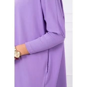 Dámská halenka Oversize halenka fialová UNI