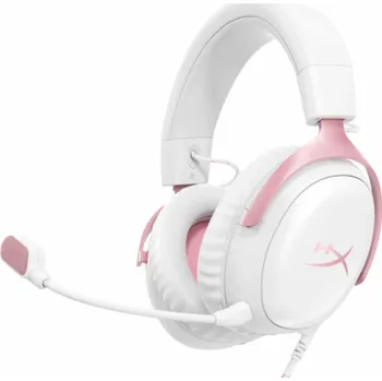 Sluchátka HP HyperX Cloud III WHT/PNK Gaming Headset
