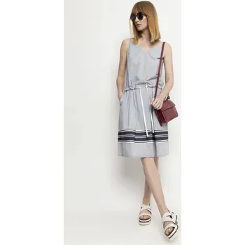 Dámské šaty Dámské šaty W-Dk-3037-9G-H9-55-1 šedé - Deni Cler Milano 38