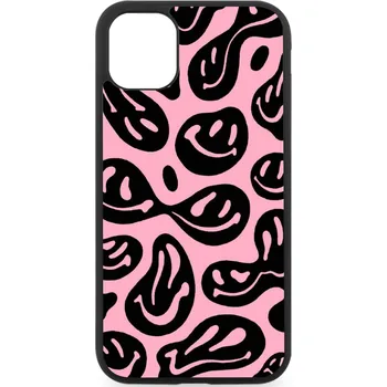 Náhradní kryt pro mobilní telefon Kryt na mobil iPhone pink smileys iPhone: 17 Pro Max