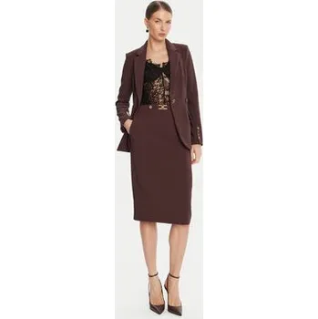 Dámská sukně Elisabetta Franchi Pouzdrová sukně GO-137-56E2-V320 Bordó Regular Fit 38