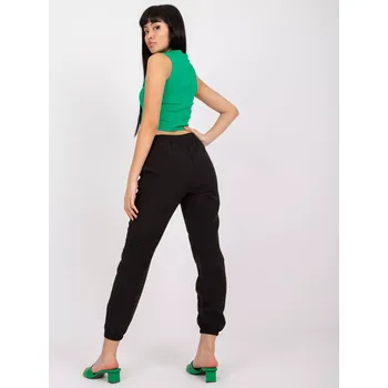 Dámské kalhoty DHJ SP 15832 kalhoty.64 černá 2XL