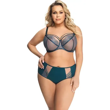 Kalhotky Dámské kalhotky 497 green - GORSENIA zelená 3XL