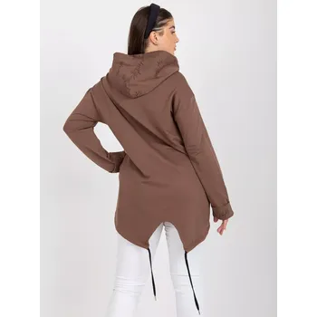 Dámská mikina Mikina RV BL 8266.34P hnědá jedna velikost