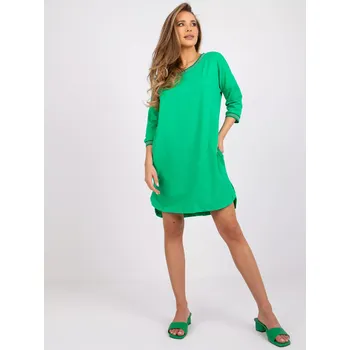 Dámské šaty Šaty-RV-SK-7555.26X-tmavě zelená M
