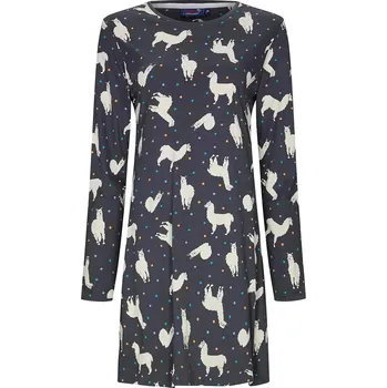 Dámská noční košile 11232-418-2 tm. modrá se vzorem - Rebelle 38