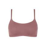 Dámský top GO Daily Cotton Top - BROWN - sv. hnědý 1141 - SLOGGI CACAO XXL