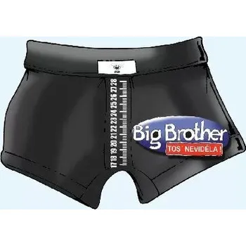 Trenýrky Trenky s metrem-Big brother - XXL oranž