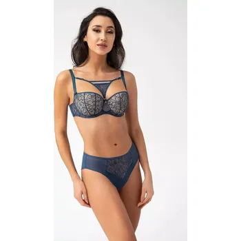 Podprsenka Balkonová podprsenka Gorsenia K 737 Trish modrá 75C