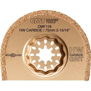 Pilový plátek CMT Orange Tools CMT Starlock Pilový list s tvrdokovovými zrny CARBIDE, na cihlu a beton - 75 mm