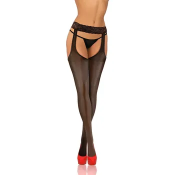 Dámské punčochy Sesto Senso Beatrice 3D punčocháče 50 den 2-4 Černá 2-S