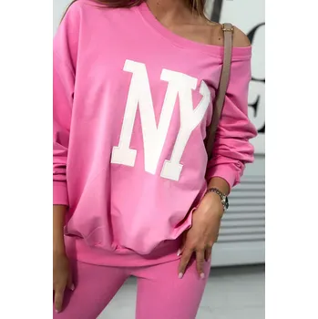 Dámská mikina Bavlněná mikina + legíny růžový UNI