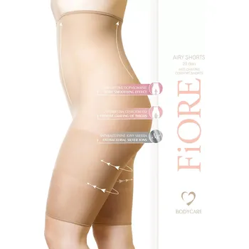 Dámské punčochy Fiore Airy Shorts 20 DEN antichafing bermudy barva:nude 7/8-3XL/4XL