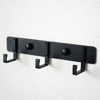 Věšák Nalepovací lišta s háčky - kovová