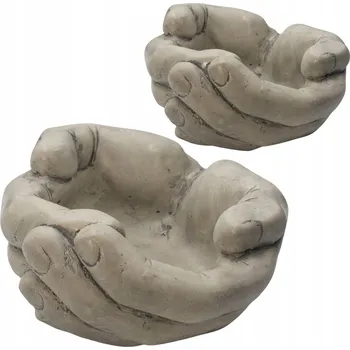 Květináč Květináč keramika šedá Decortrend 26 cm x 26 x 12 cm