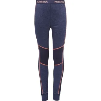 Dětské termoprádlo Dětské funkční termo spodky Klimatex FJORD 158 Tmavě modrá, Oranžová