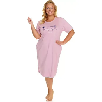 Dámská noční košilka 5366 violet - Doctornap světle fialová XXL