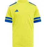 Chlapecký dres adidas SQUADRA 25 JERSEY Y 140 Žlutá, Modrá