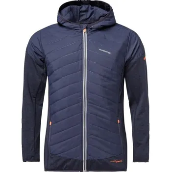 Pánská hybridní bunda Klimatex MORIO1 XL Tmavě modrá, Oranžová, Stříbrná