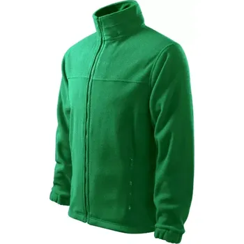Pánská mikina Jacket fleece pánský středně zelená XL
