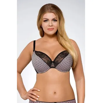 Dámské oblečení Dámská podprsenka 1441 - Ava černá s bílou 80B