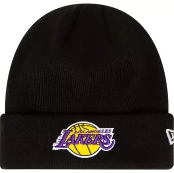 Pokrývka hlavy Čepice New Era Essential Cuff Beanie Los Angeles Lakers 60348856 jedna velikost