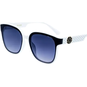 Sluneční brýle G1810 bílé s tmavými skly Obyčejné čočky