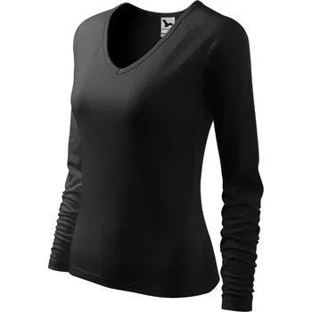 Dámské tričko Malfini Elegance W MLI-12701 černé tričko m