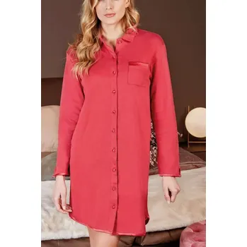 NOTTINGHAMSKÁ NOČNÍ KOŠILE PC38095 malina M