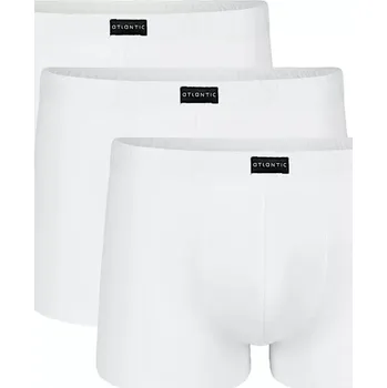 Boxerky Pánské boxerky 007 white 3 pack - Atlantic bílá M