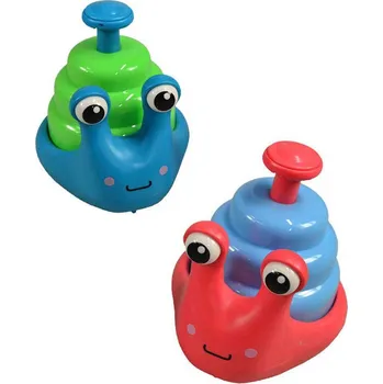 Baby Šnek plastový s hudbou na baterie Světlo Zvuk 2 barvy