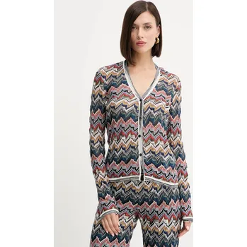 Dámský svetr Kardigan s vlnou Missoni dámský, tmavomodrá barva, DS25WM06.BR012F MLA, vel. 36