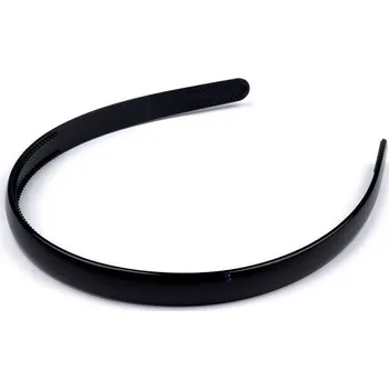 Čelenka Plastová čelenka 1,2 cm - 11 černá