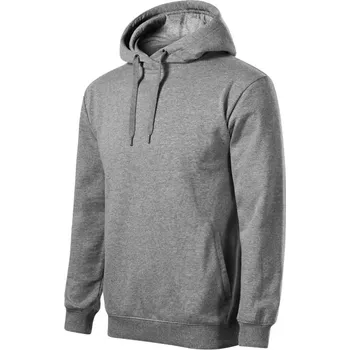 Pánská mikina Malfini Moon M MLI-42012 tmavě šedá melanžová mikina 3XL