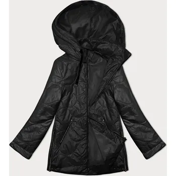 Lehce zateplená černá dámská prošívaná bunda S'West (B8242-1) odstíny černé 46