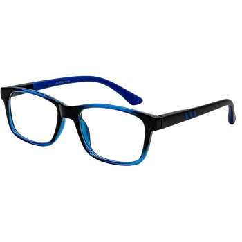 Brýle G140 černo/modré plastové obroučky +2,00