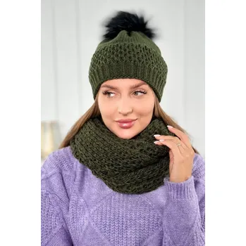 Čepice Dámský set PLK4 khaki UNI