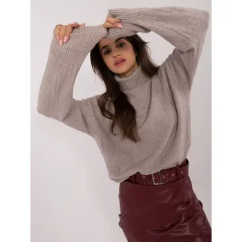 Dámský svetr Jumper AT SW 2342 1.35 béžový jedna velikost