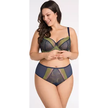 Podprsenka Měkká dámská podprsenka soft Gorsenia K 798 Arianna tmavě modrá 80D