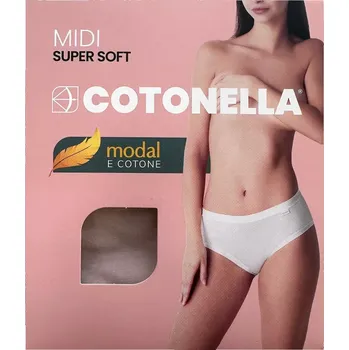 Kalhotky Kalhotky Cotonella ADD07 Midi Modal M-3XL cipria XXL