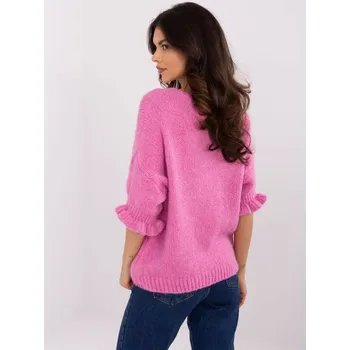 Dámský svetr Jumper MI SW 2913.99 růžový jedna velikost